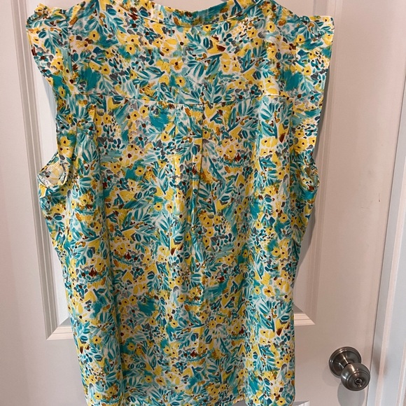 NWT Savanna Jane Floral Embroidered Women's Top size large - Picture 9 of 16